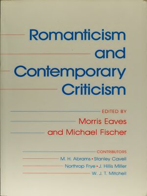 cover image of Romanticism and Contemporary Criticism